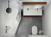 Акриловая ванна Riho Rething Space 180х110 L B116001005 (BR1800500000000) без гидромассажа-2