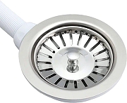 Выпуск для кухонной мойки Wirquin 30717336 Нержавеющая сталь-2