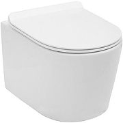 Унитаз подвесной Aquanet Atago-W BL-102N-WHT 211902 с сиденьем Микролифт