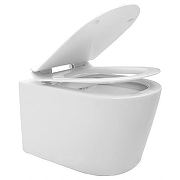 Унитаз подвесной Aquanet Atago-W BL-102N-WHT 211902 с сиденьем Микролифт-2
