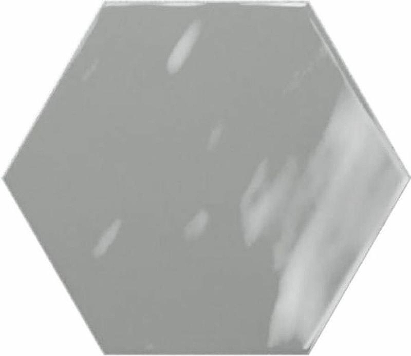 Керамогранит Ceramica Ribesalbes Geometry Hex Grey Glossy PT03138 