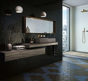 Керамогранит Ceramica Ribesalbes Geometry Hex Charcoal Glossy PT03139 15х17,3 см-1