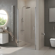 Душевая дверь BelBagno Uno 75 UNO-B-1-75-C-Cr профиль Хром стекло прозрачное-2