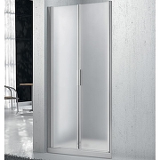 Душевая дверь BelBagno Sela 90 SELA-B-2-90-P-Cr профиль Хром стекло рифленое
