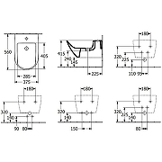 Биде Villeroy&Boch Subway 3.0 44700001 подвесное Альпийский белый-2