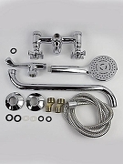 Смеситель для ванны Viko V-1115 универсальный Хром-12