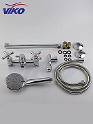 Смеситель для ванны Viko V-2025 универсальный Хром-1