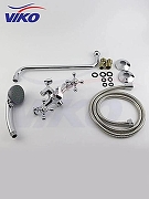 Смеситель для ванны Viko V-2315 универсальный Хром-1