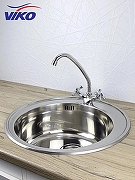 Смеситель для кухни Viko V-1553 Хром-1