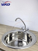 Смеситель для кухни Viko V-1553 Хром-2