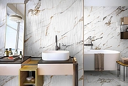 Керамогранит Porcelanite Dos Firenze 9543 Blue Calacatta Relieve POR_F9543_BLCALREL_90 30x90 см-5