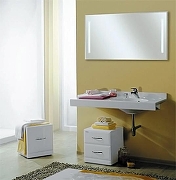 Раковина Aquaton Отель 3/120 1A70103NOT01R Белая-2