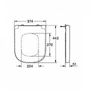 Сиденье для унитаза Grohe Euro Ceramic 39330001 Белое с Микролифтом-2