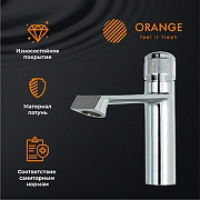 Смеситель для раковины Orange Sole M03-021cr Хром-2