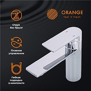 Смеситель для раковины Orange Berni M09-021cr Хром-7