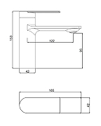 Смеситель для раковины Orange Berni M09-021b Черный матовый-11