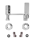 Смеситель для ванны Orange Push M01-100cr Хром-4