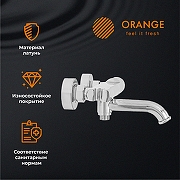 Смеситель для ванны Orange Pure M02-100cr Хром-2