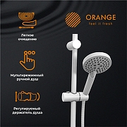 Душевая система Orange O-Shower OW02w Белый глянец-2