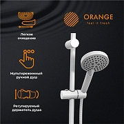 Душевая система Orange O-Shower OW02w Белый глянец-2