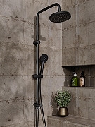 Душевая система Orange O-Shower OW02b Черная матовая-13
