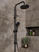 Душевая система Orange O-Shower OW02b Черная матовая-10