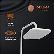 Душевая система Orange O-Shower OW04w Белый глянец-1