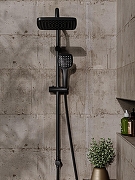 Душевая система Orange O-Shower OW04b Черная матовая-7