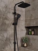 Душевая система Orange O-Shower OW04b Черная матовая-9
