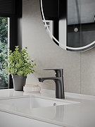 Смеситель для раковины Orange Aristo M19-021b Черный матовый-5