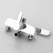 Душевая система Frap F2441 Белая Хром-4