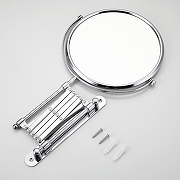 Косметическое зеркало Frap F6408 с увеличением Хром-3