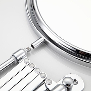 Косметическое зеркало Frap F6408 с увеличением Хром-4