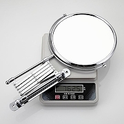 Косметическое зеркало Frap F6408 с увеличением Хром-6