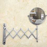 Косметическое зеркало Frap F6408 с увеличением Хром-9