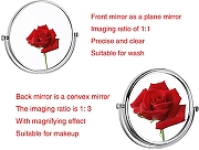 Косметическое зеркало Frap F6408 с увеличением Хром-10