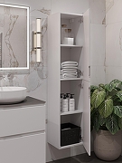 Шкаф пенал Aquanet Алвита New 35 R 277558 подвесной Белый матовый-22