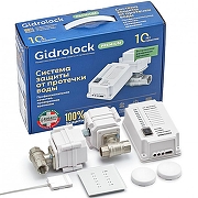 Комплект защиты от протечки воды Gidrolock Premium Radio Bugatti 1/2 31101021 с двумя кранами