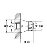 Боковая форсунка Grohe Relexa Plus 28286000 Хром-2