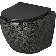 Унитаз Grossman GR-4455BBLS подвесной цвет Черный глянцевый с сиденьем Микролифт