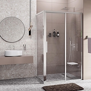Душевой уголок WasserKRAFT Lopau 120x90 32S07R профиль Хром стекло прозрачное-4