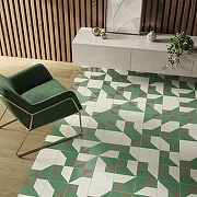 Керамическая плитка ColiseumGres Lifestyle 20 Green 600010002298 настенная 20х20 см-1