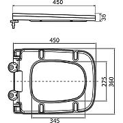 Сиденье для унитаза BelBagno Ardente-C BB3202SC-MB Черное с Микролифтом-6