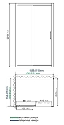 Душевой уголок WasserKRAFT Main 110x90 41S15 профиль Серебристый стекло прозрачное-5