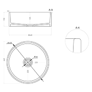 Раковина накладная Salini Armonia 02 44 130112SM Белая матовая-5