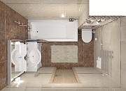 Керамогранит Laparet Libra коричневый 40х40 см-1