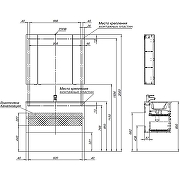 Комплект мебели для ванной Aquanet Алвита New 100 274201 подвесной Антрацит-10