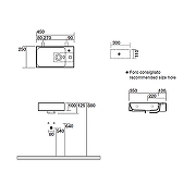 Мини-раковина Kerasan Cento 45 353701R*1 Белая-3