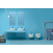 Раковина накладная Kerasan Flo 60 314201*1 Белая-3