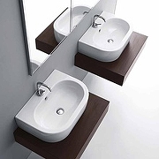 Раковина накладная Kerasan Flo 60 314201*1 Белая-5